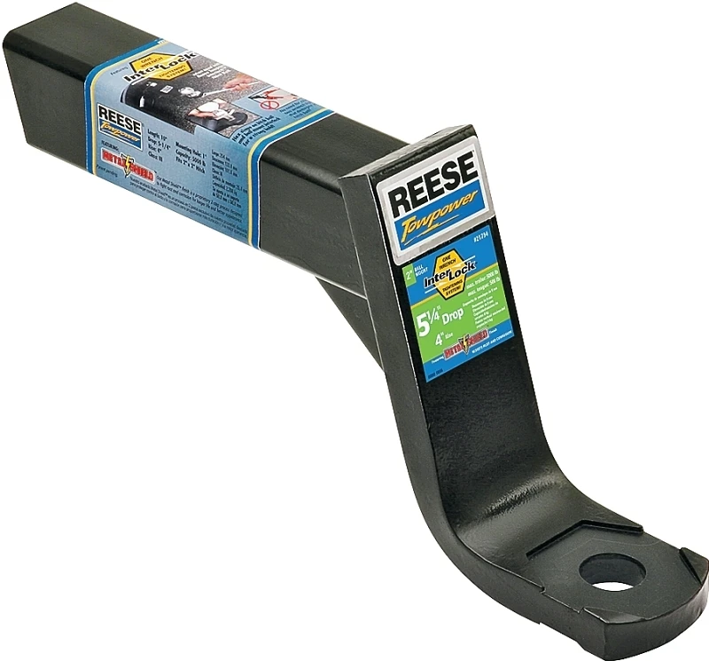 Ball Mount Bar With 5.25-inch Drop For Trailer Hitch