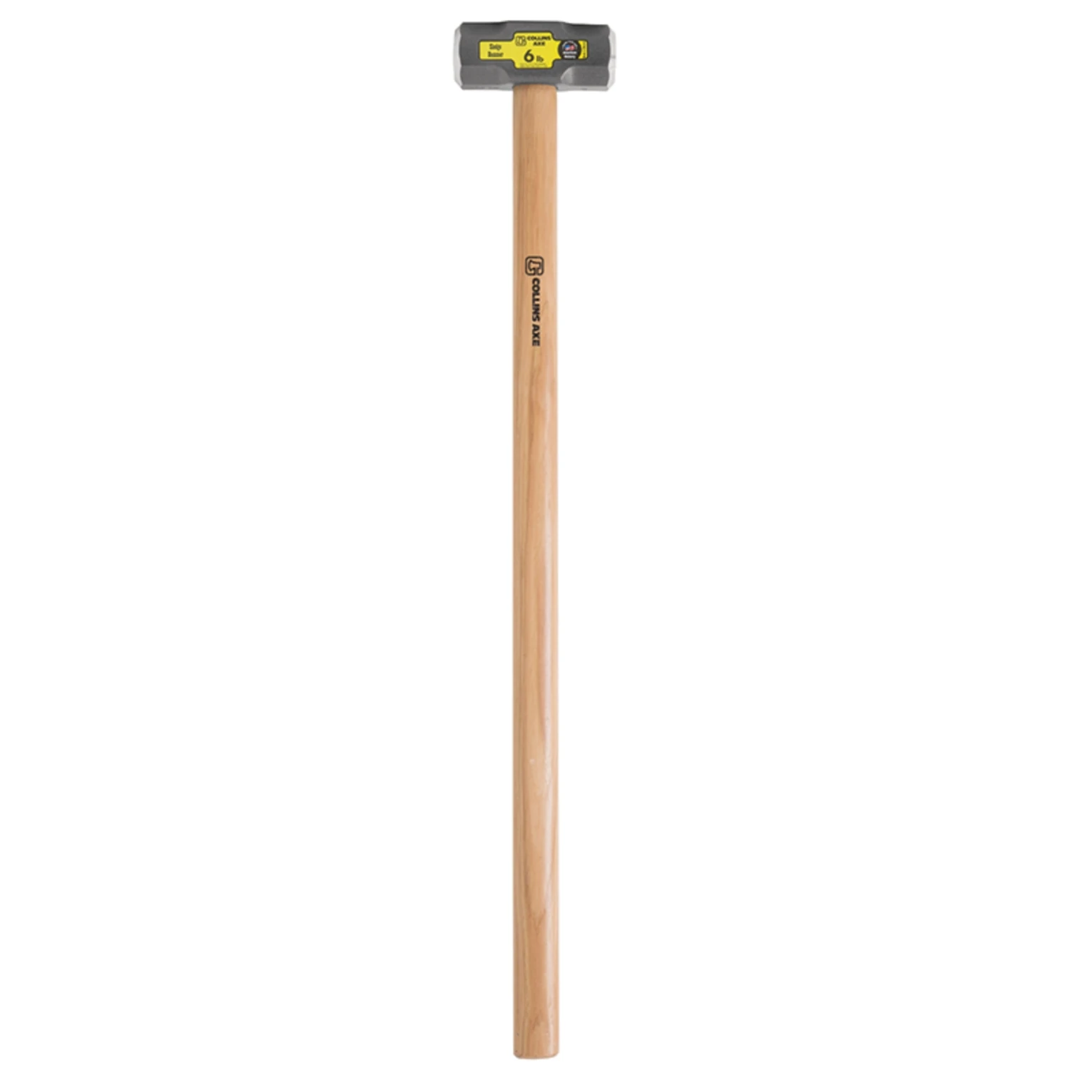 6 Pound Double-face Sledge Hammer With 35 Inch Hickory Handle