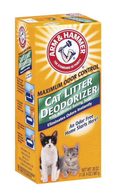 Cat Litter Deodorizer With Baking Soda, 20 Ounce Bottle