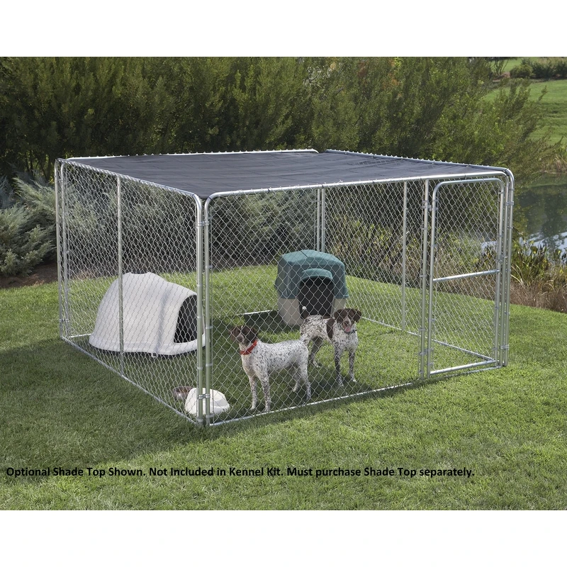 Silver Series Dog Kennel System 10 Feet By 10 Feet By 6 Feet