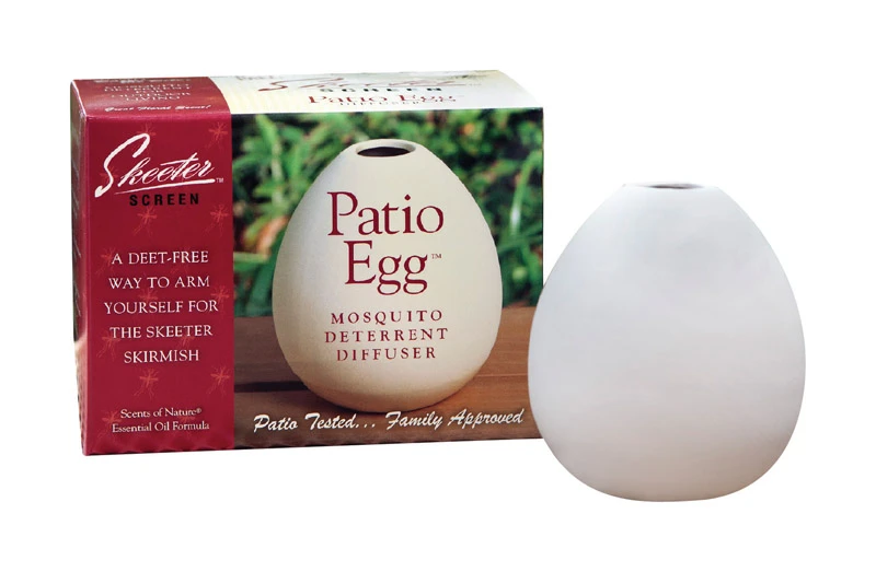 Mosquito Deterrent Patio Egg Diffuser With 4 Ounce Refill Oil