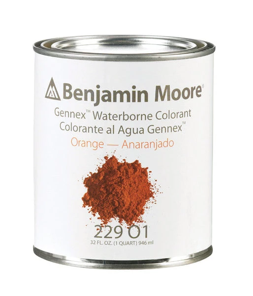 Colorant Systems Waterborne Orange 1 Quart Zero Voc Paint