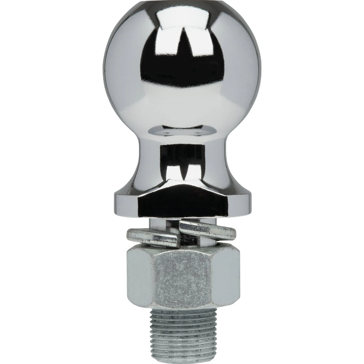 Interlock Hitch Ball, 2 And 5/16 Inch Diameter, Heavy Duty Trailer Hitch Accessory