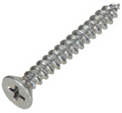 #10 X 3/4-inch Phillips Flat-head Sheet Metal Screws, 100-pack