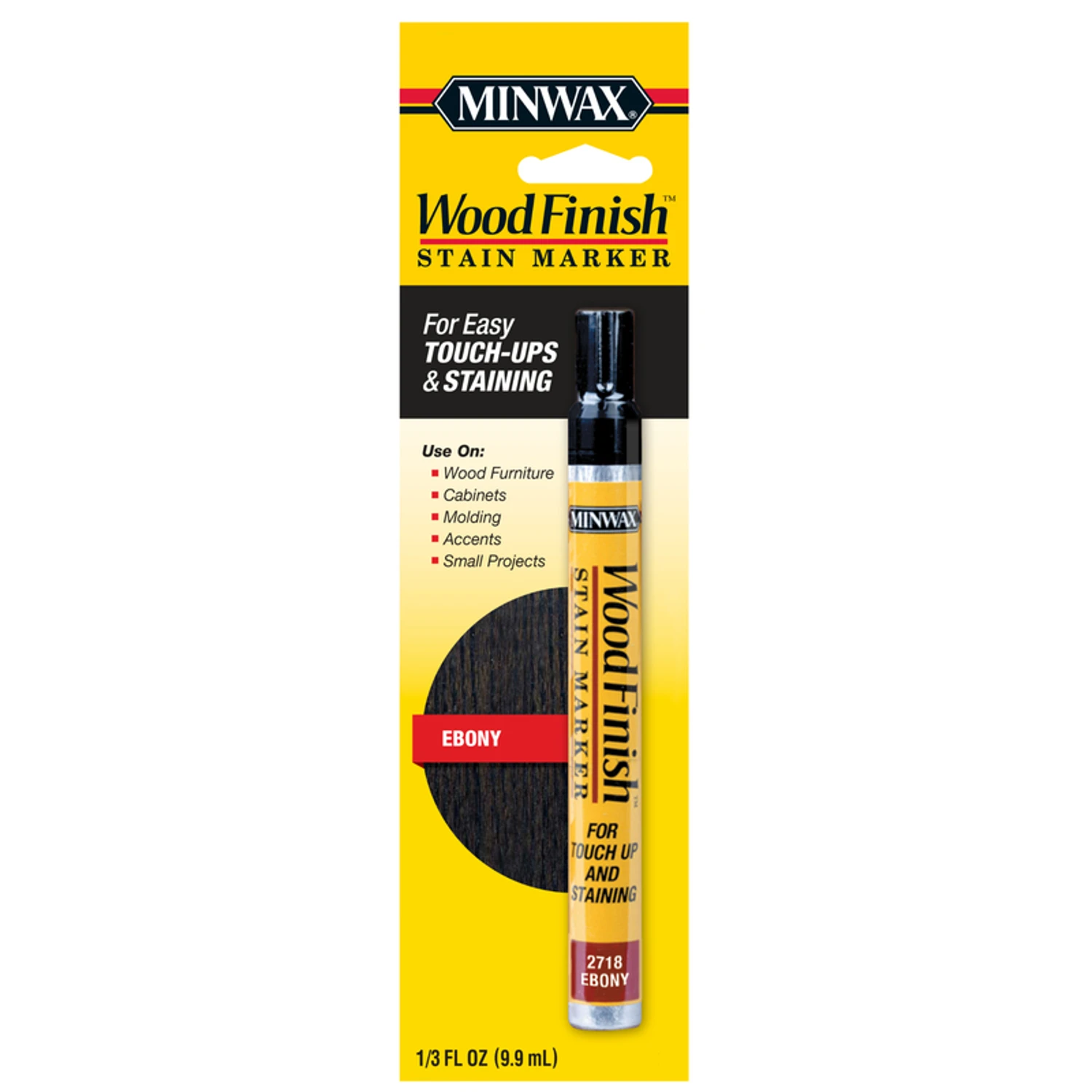 Ebony Wood Finish Stain Marker For Touch-ups And Repairs