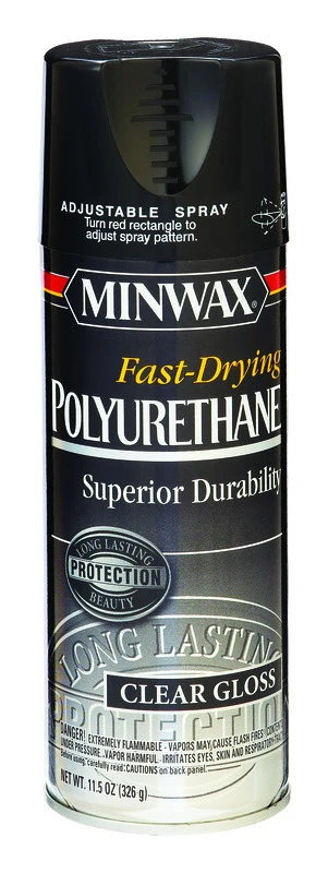 Aerosol Gloss Polyurethane Finish Spray, 11.5 Ounce Can