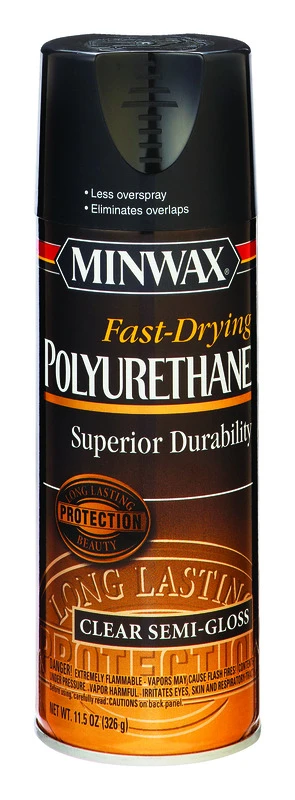 Aerosol Semi-gloss Polyurethane Finish Spray, 11.5 Ounce Can