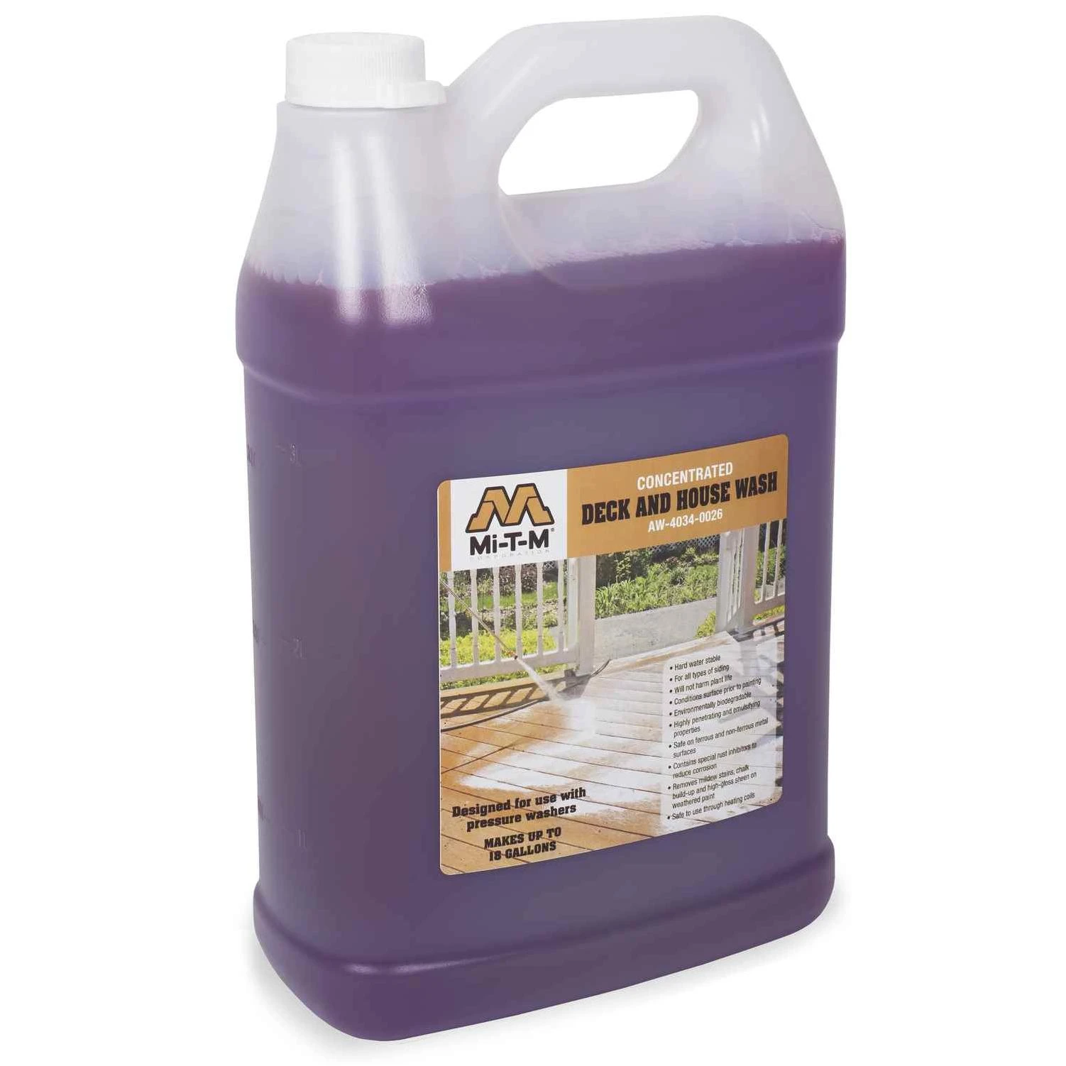 Gallon Deck And House Pressure Washer Wash Cleaner For Exterior Surfaces