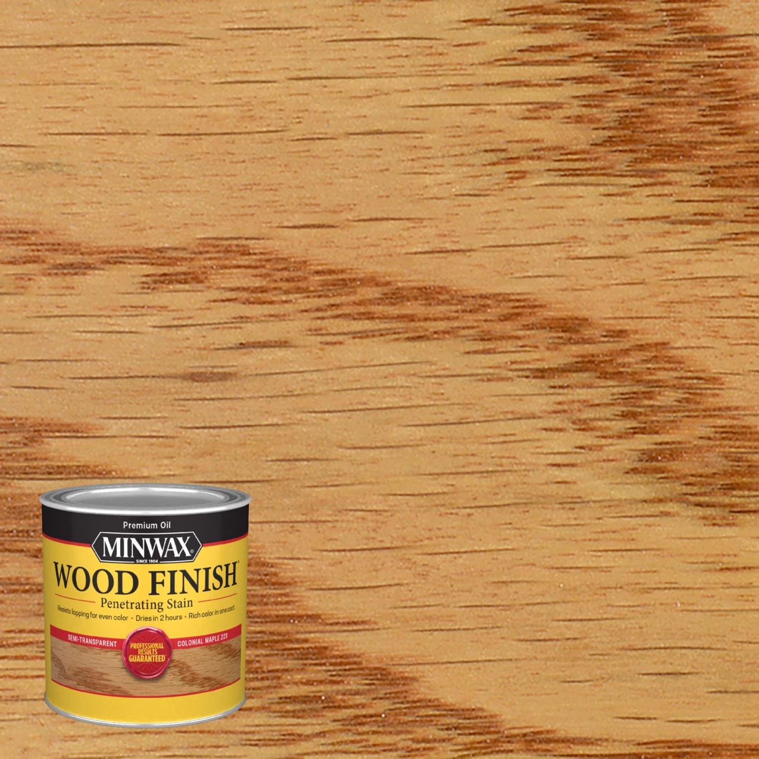 Colonial Maple Wood Finish, Half Pint, Wood Stain For Interior And Exterior Use