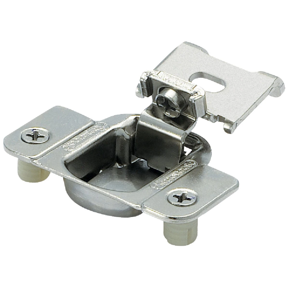 2-5/16 In. W X 2-3/8 In. L Nickel Steel Adjustable Concealed Matrix Blum Hinge 2 Pk