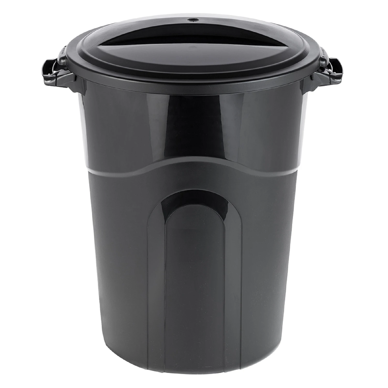32 Gallon Trash Can With Lid Durable Outdoor Waste Container