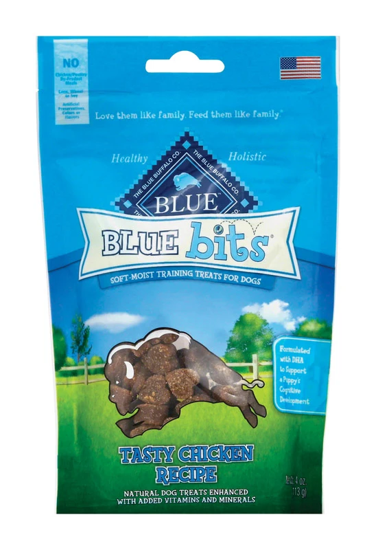 Blue Bits Dog Treats, Chicken, 4 Oz.