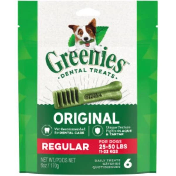 Dog Dental Treat, 6-ct. Regular