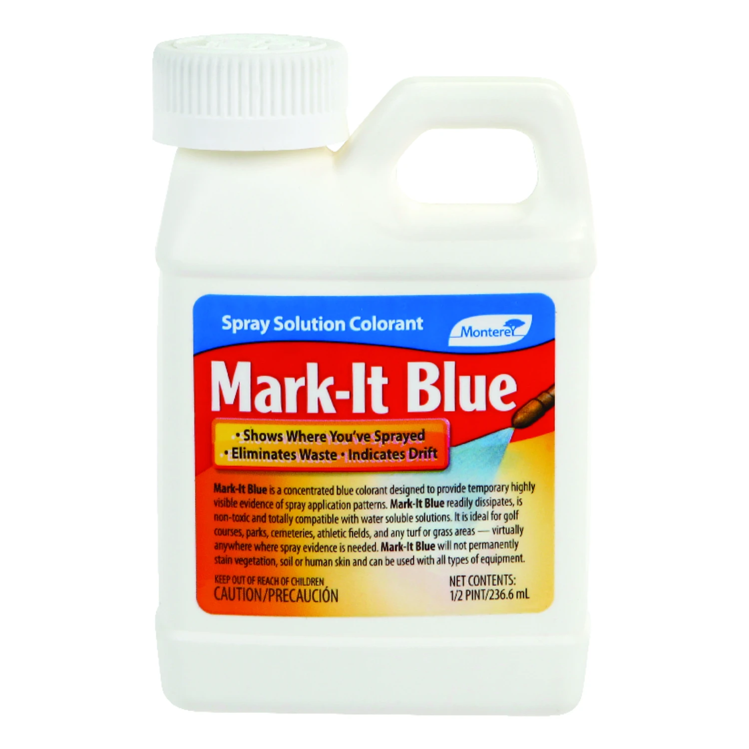 Mark-it-blue Spray Solution 8 Ounce Bottle For Construction And Layout Marking