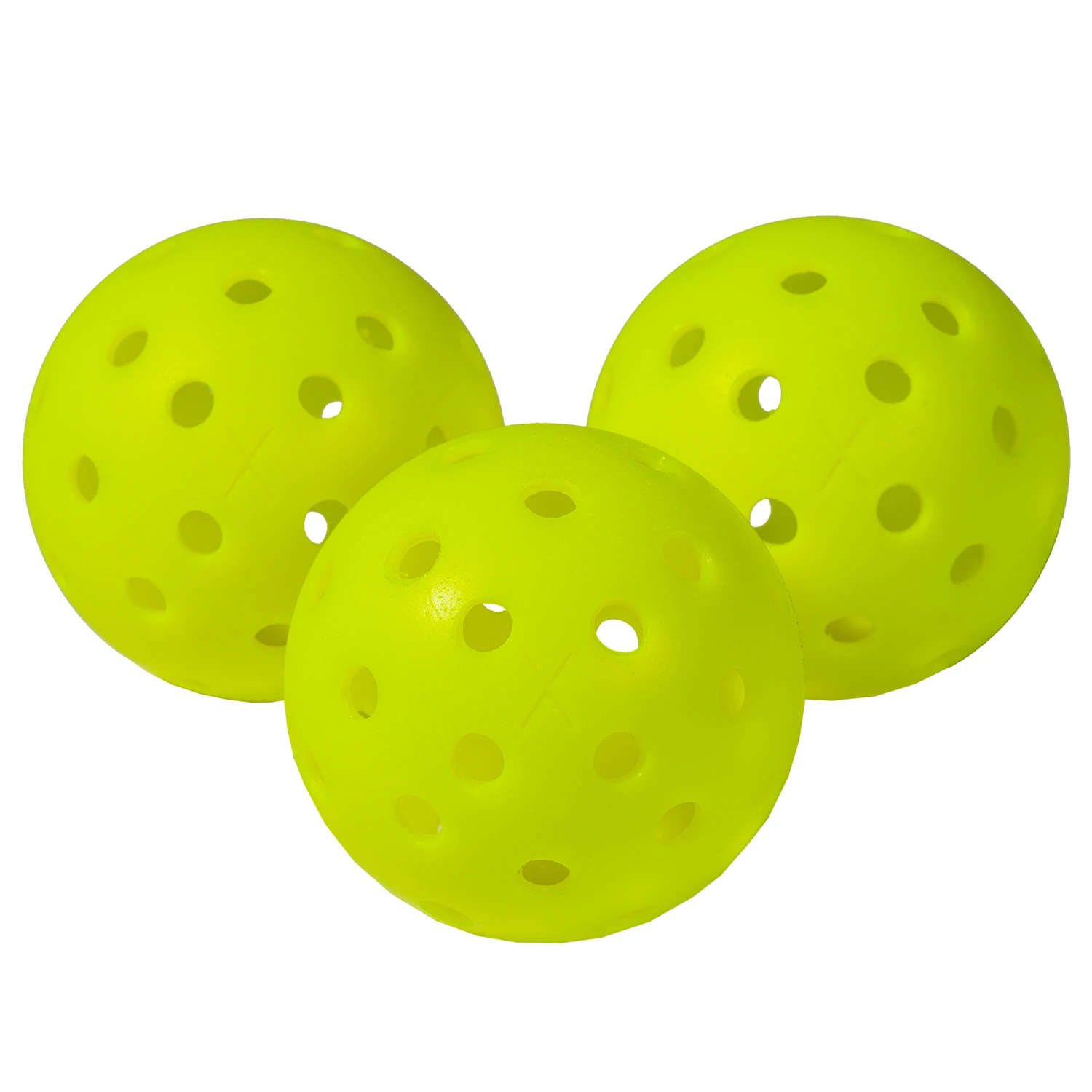 X-performance 40-hole Pickleballs, Yellow, 3-pk.