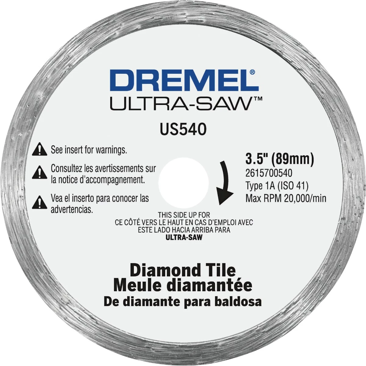 Rzdia1 3-1/2-inch Dry Diamond Blade For Floor Tile Cutting
