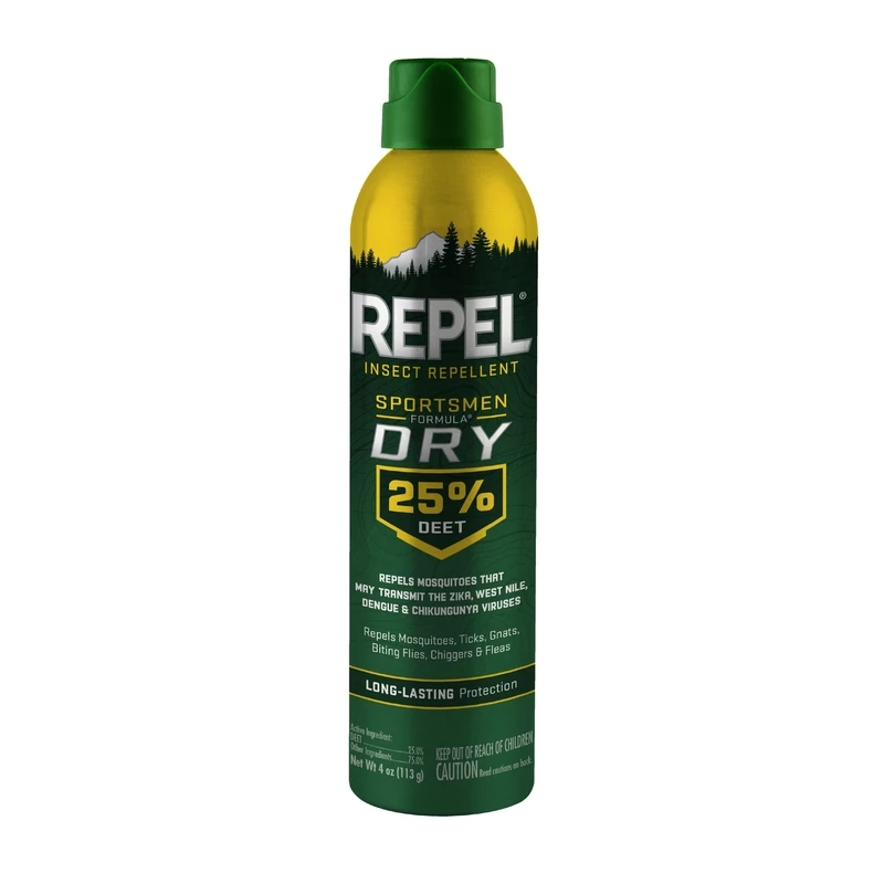 Dry Mosquito Repellent With 25 Percent Deet, 4 Ounce Bottle