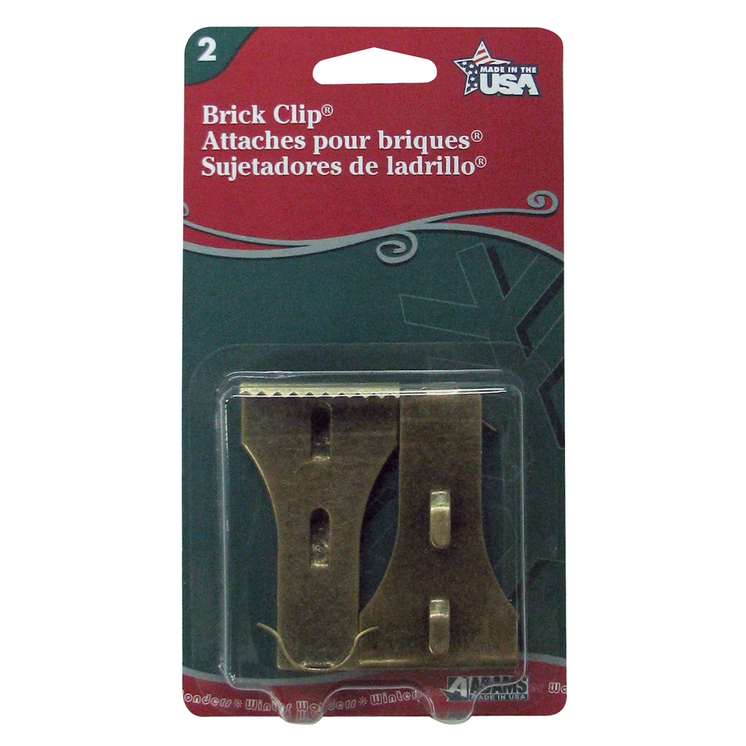 Holiday Lights Brick Clips, 2-ct.