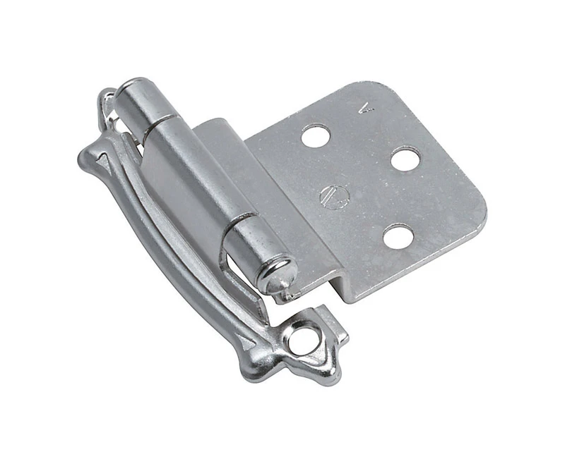 2-1/16 In. W X 2-3/4 In. L Sterling Nickel Steel Self-closing Hinge 2 Pk