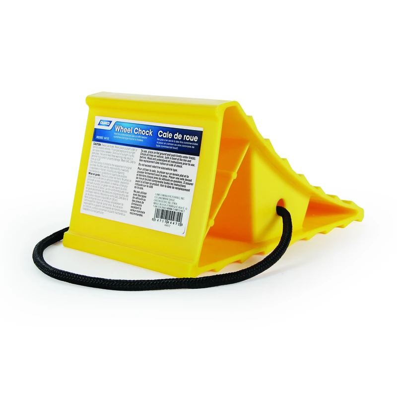 Rv Wheel Chock With Rope