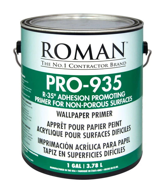 R-35 Clear Water-based Acrylic Wallcovering Primer 1 Gallon For Multiple Surfaces