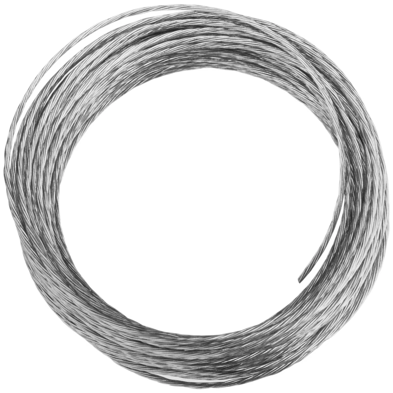 #2 Braided Wire, Light Duty, Galvanized, 25 Ft.