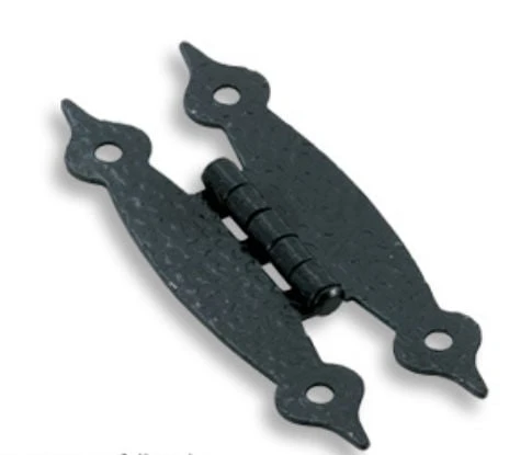 Bp3404cb Colonial Black Non Self-closing Flush H Hinges - Pair Of 3-1/2"