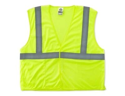 Glowear 8210hl Class 2 Economy Mesh Vest, 2xl/3xl, Lime Green