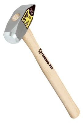 Three Pound Cross Pein Hammer With Sixteen Inch Hickory Handle