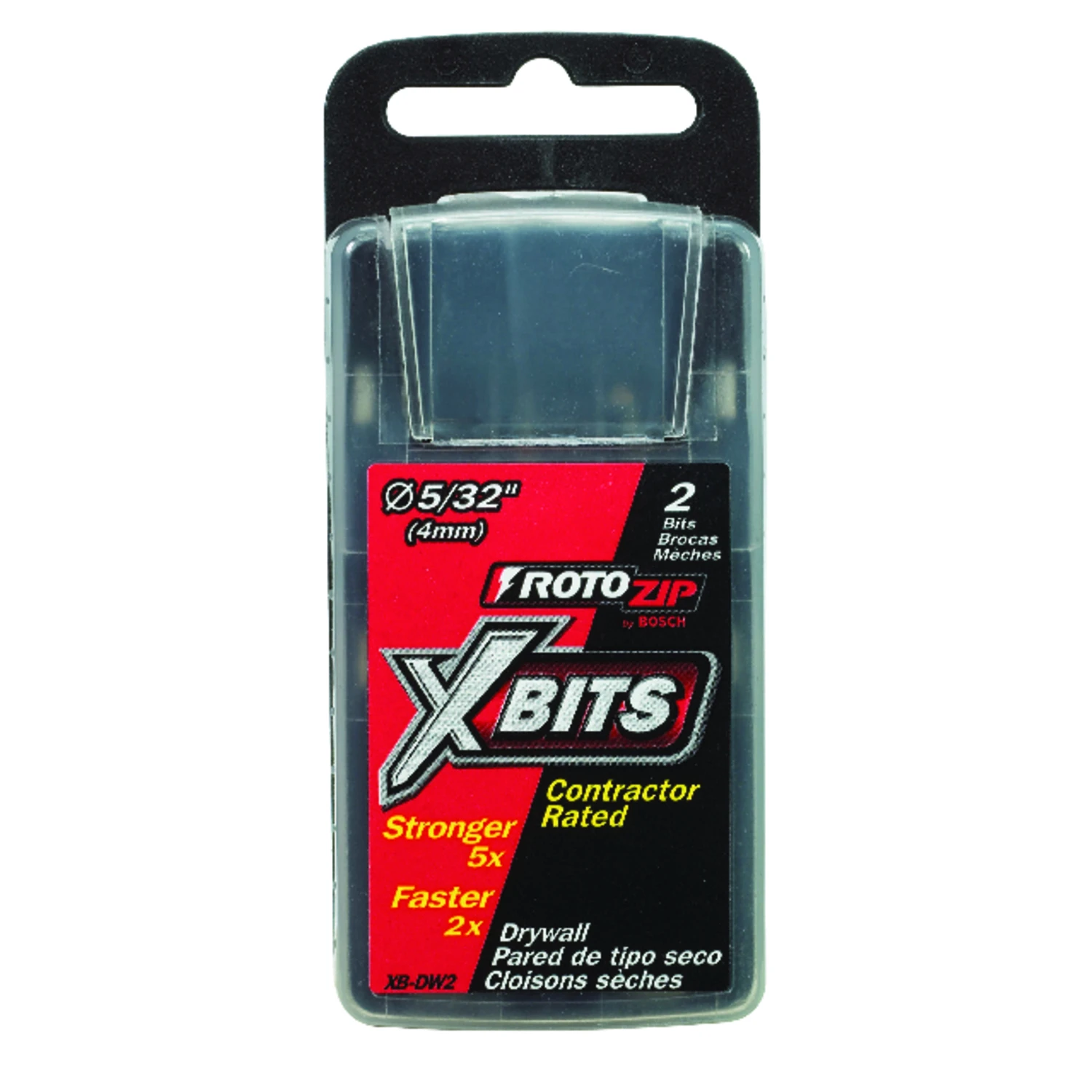 Rotozip Drywall X Bits, 5/32 In., 2-pk.