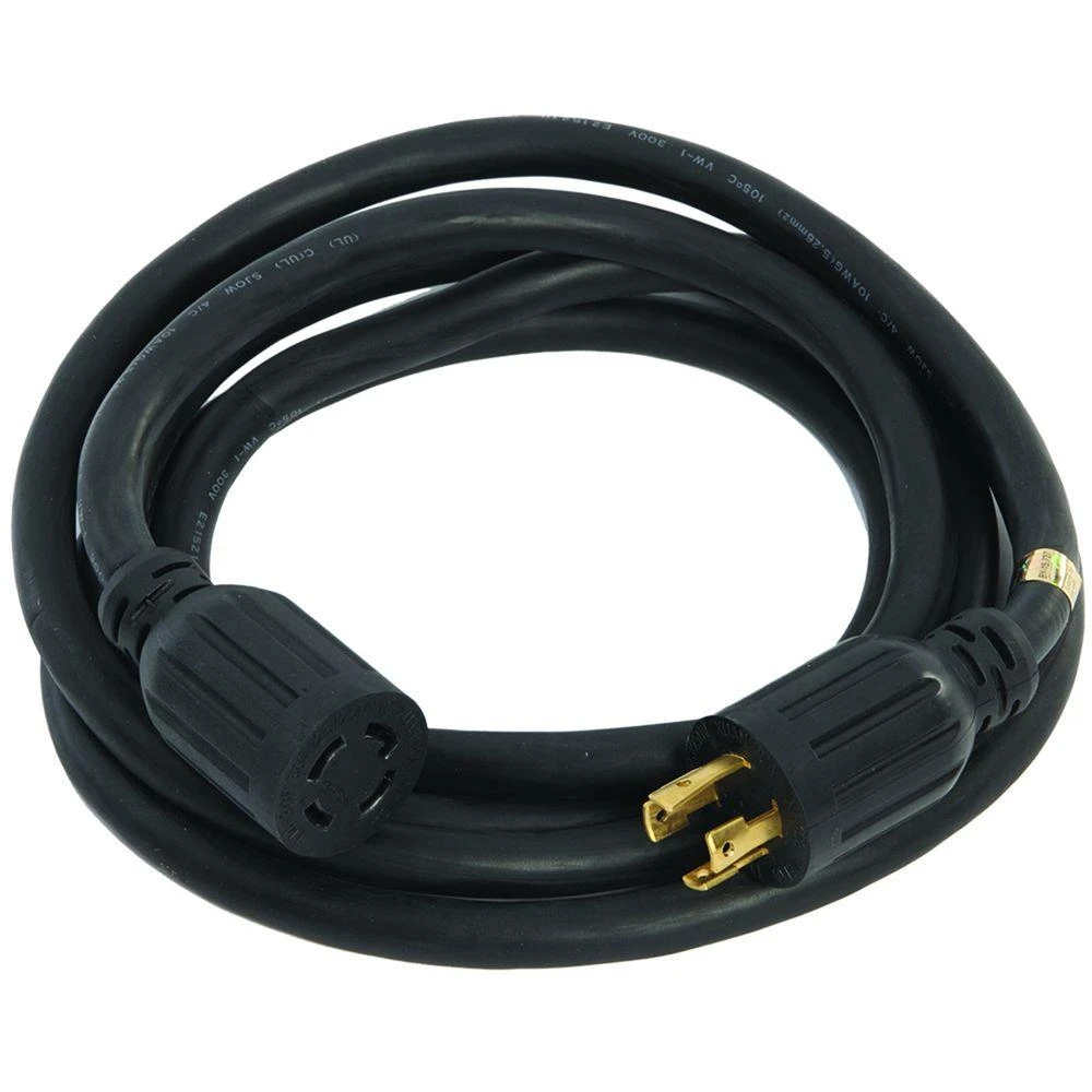 Generator Power Cord With Nema L14-30 Connector, 10 Feet Long