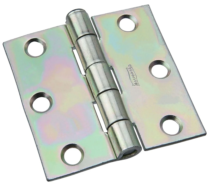 Zinc Low Profile Hinge, 3 Inch By 3 Inch, Durable Construction