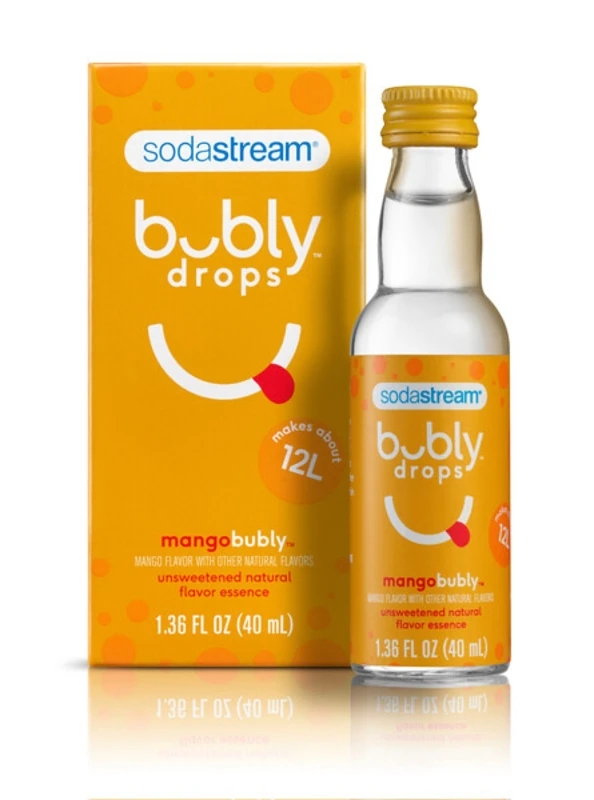 Bubly Flavor Fruit Drops, Mango, 40ml