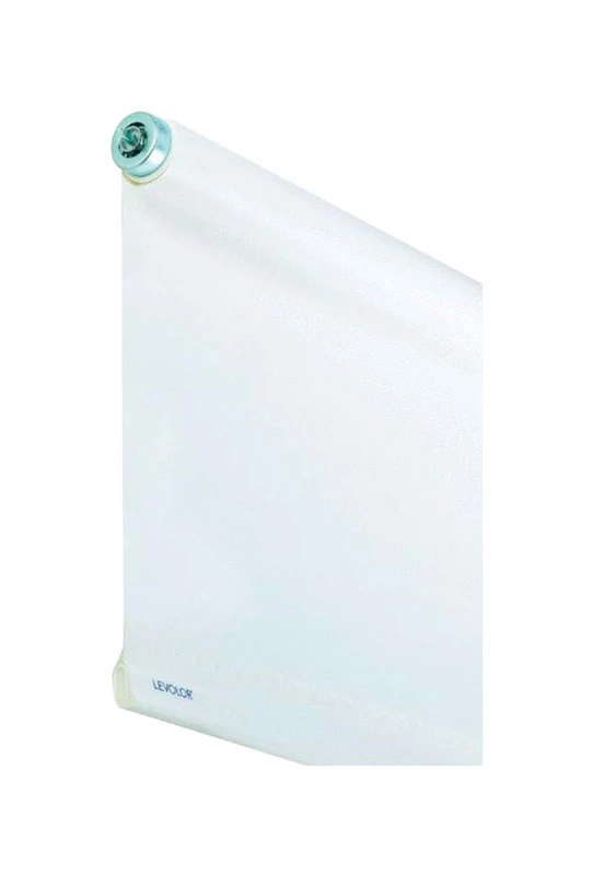 Window Shade, Size-at-home, Room Darkening, White Vinyl, 25-37 X 66-in.