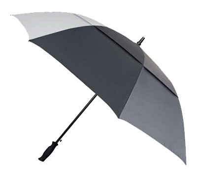 Double Canopy Golf Umbrella 60 Inch Diameter Assorted Colors