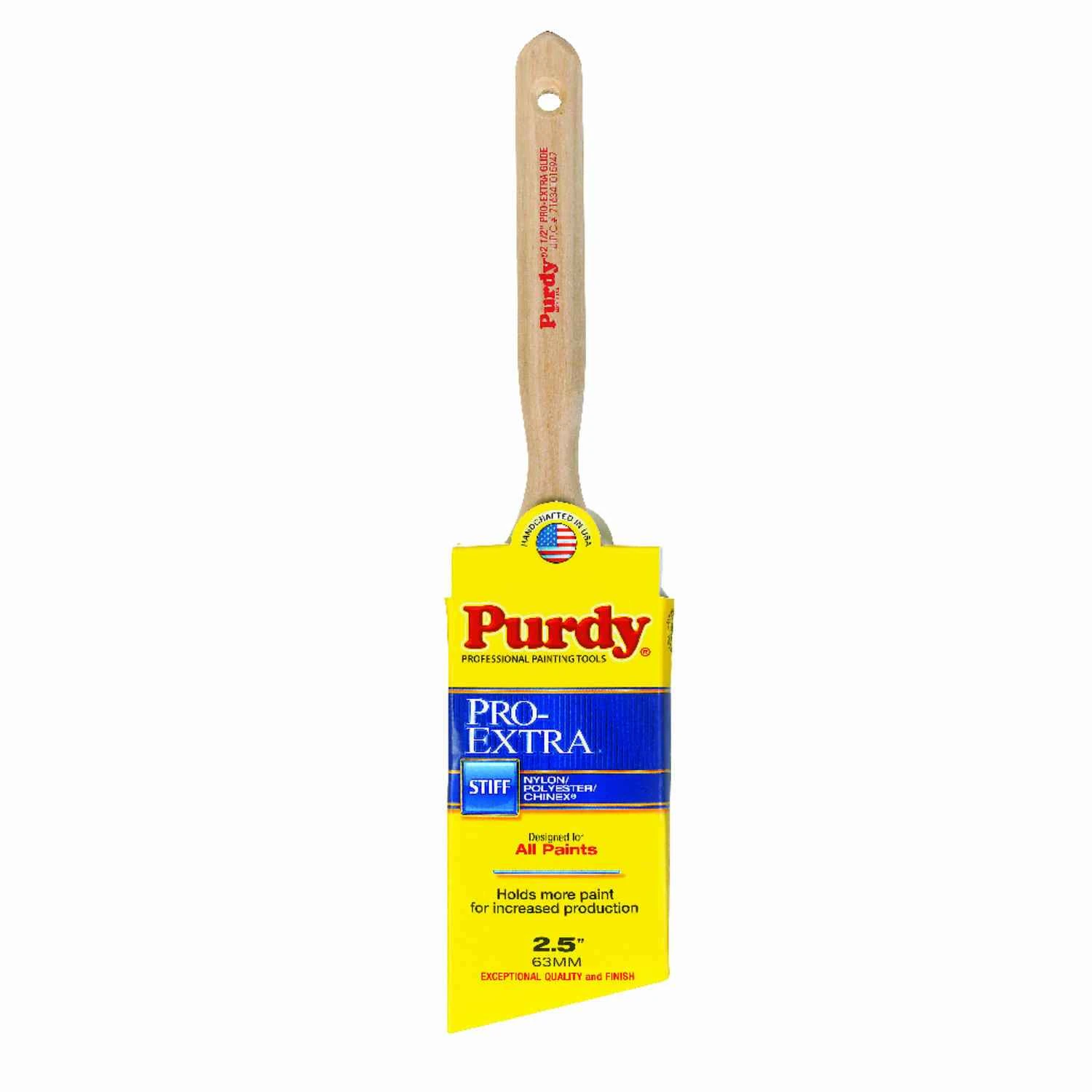 Pro-extra Glide Angular Sash And Trim Paint Brush, 2.5 Inch