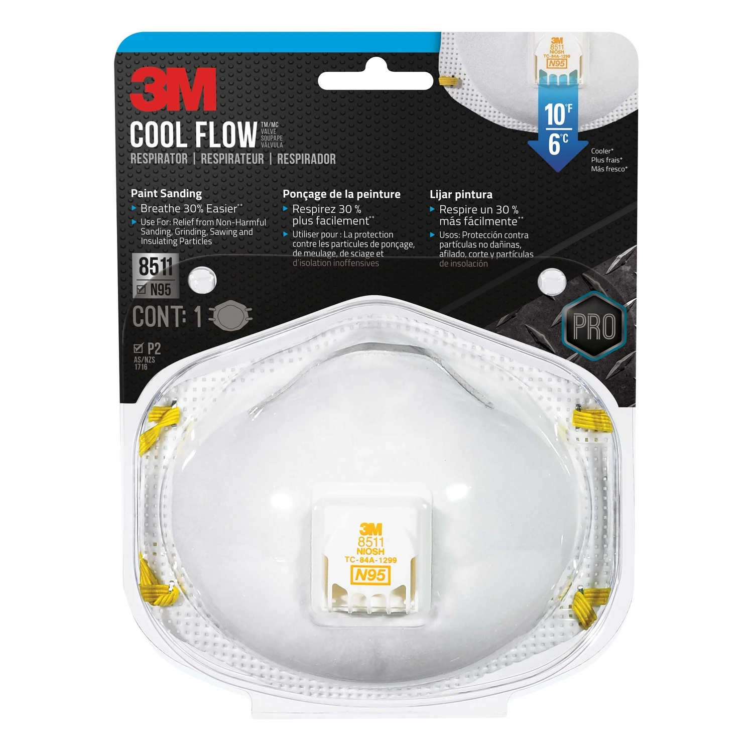 Woodworking And Sanding Particulate Respirator For Dust Protection