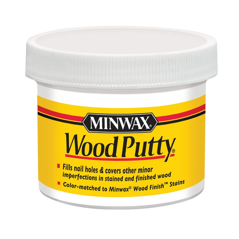 White Wood Putty, 3.75 Ounce Container For Wood Repair And Filling
