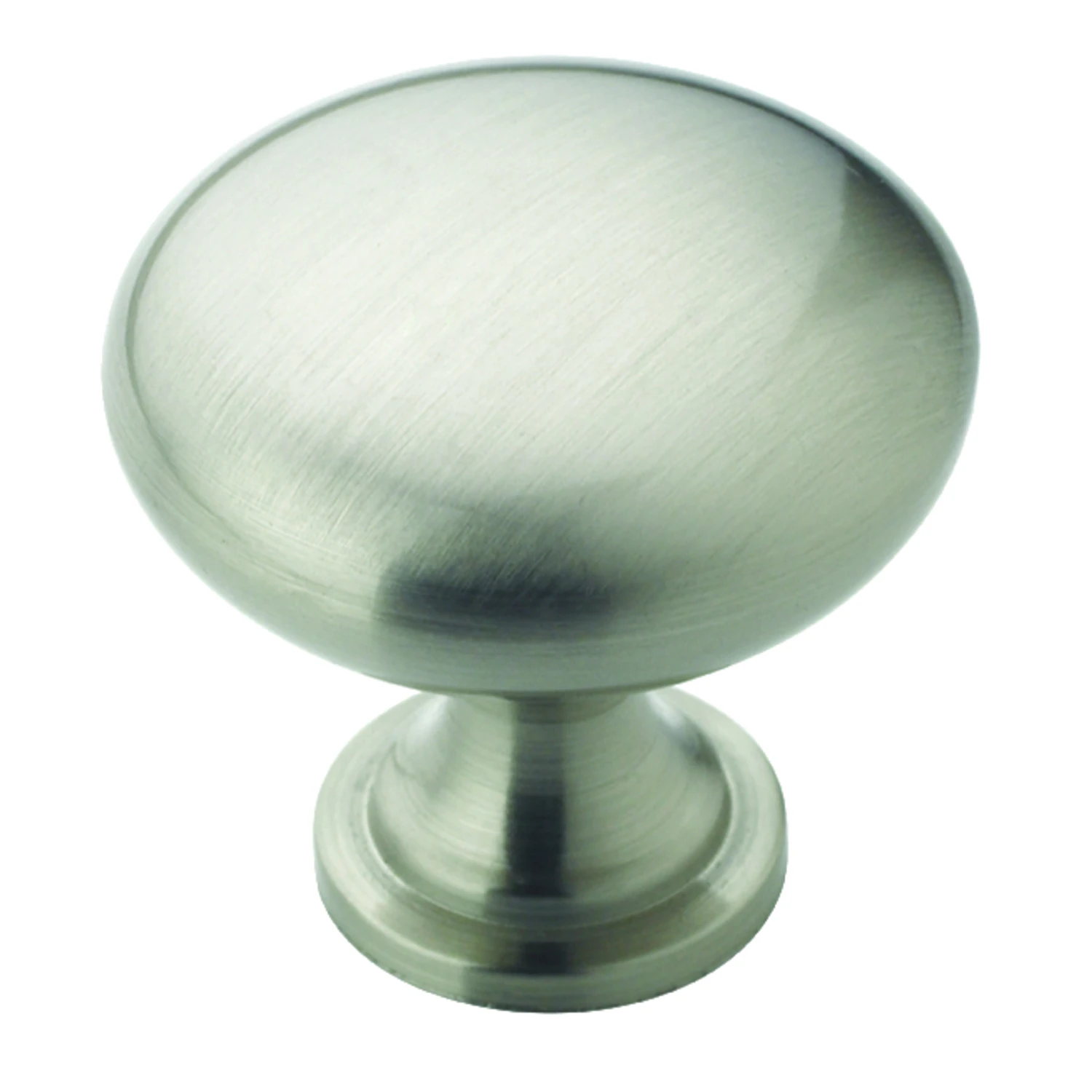 Edona Cabinet Knob, Satin Nickel, 1-1/4 In. Round