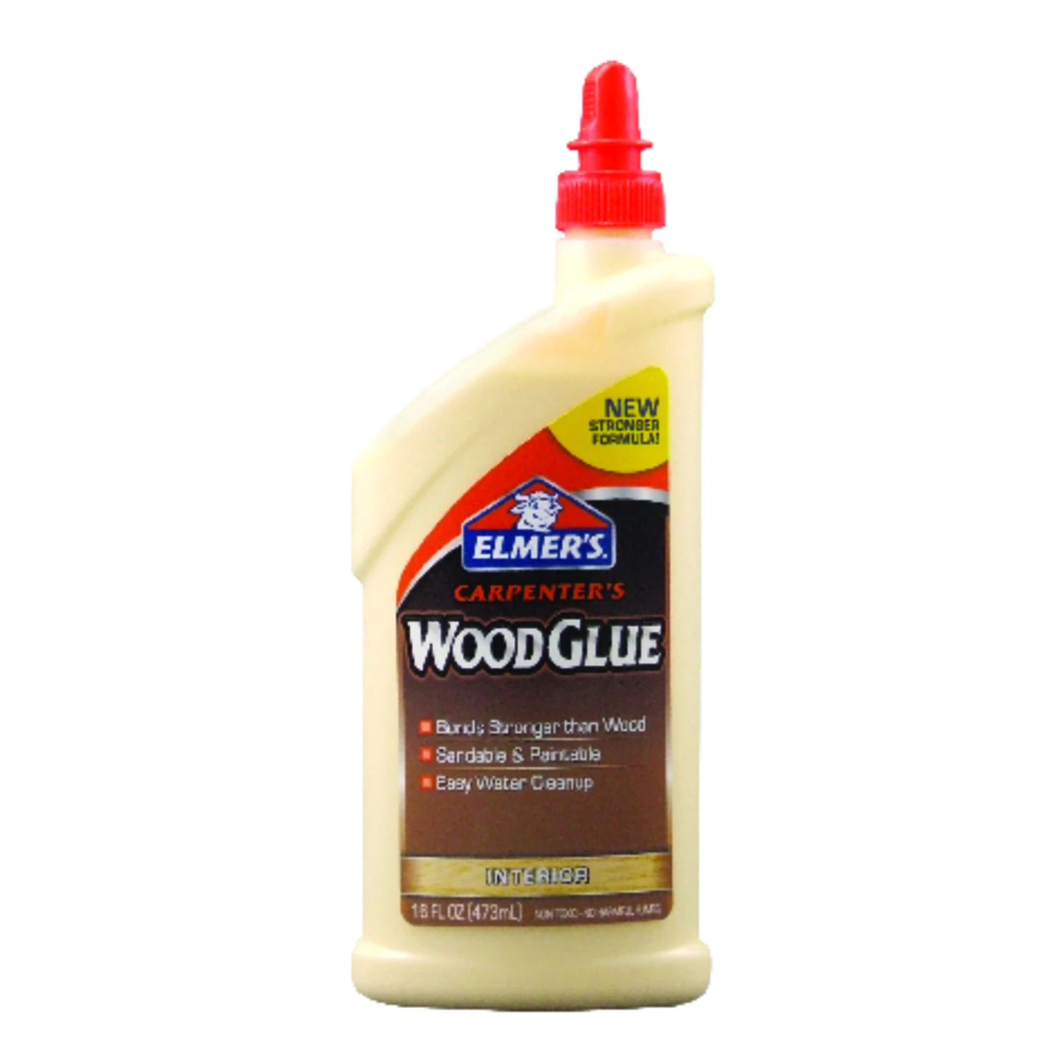 Carpenters Interior Wood Glue, 16 Ounce Bottle, Strong Adhesive For Wood Projects