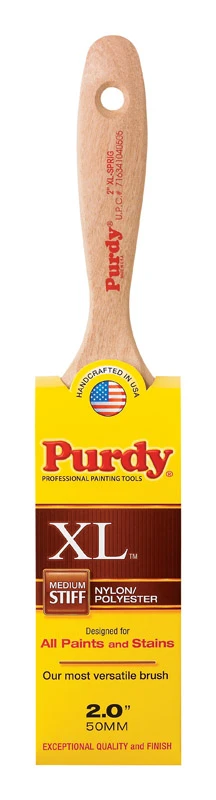 Xl Sprig Varnish And Enamel Paint Brush, 2 Inch Width, Durable Bristles