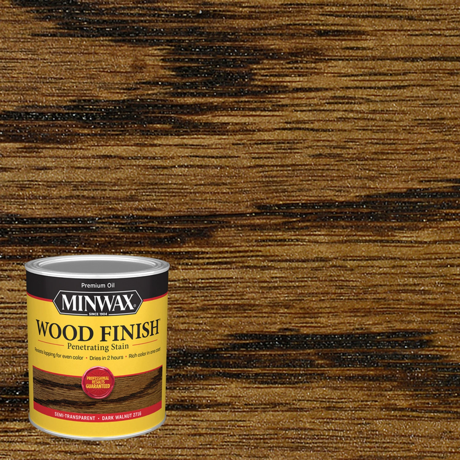 Dark Walnut Wood Finish, One Quart