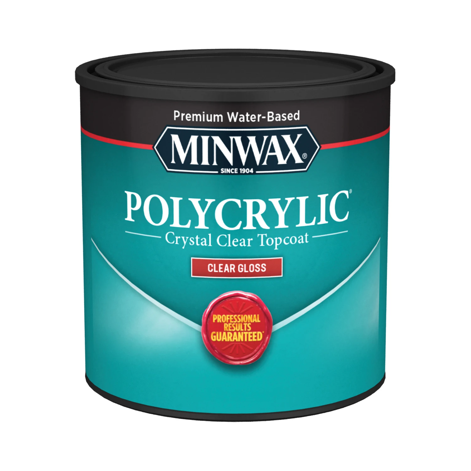 Polycrylic Protective Finish Gloss Clear 0.5 Pint Water-based Interior Sealer