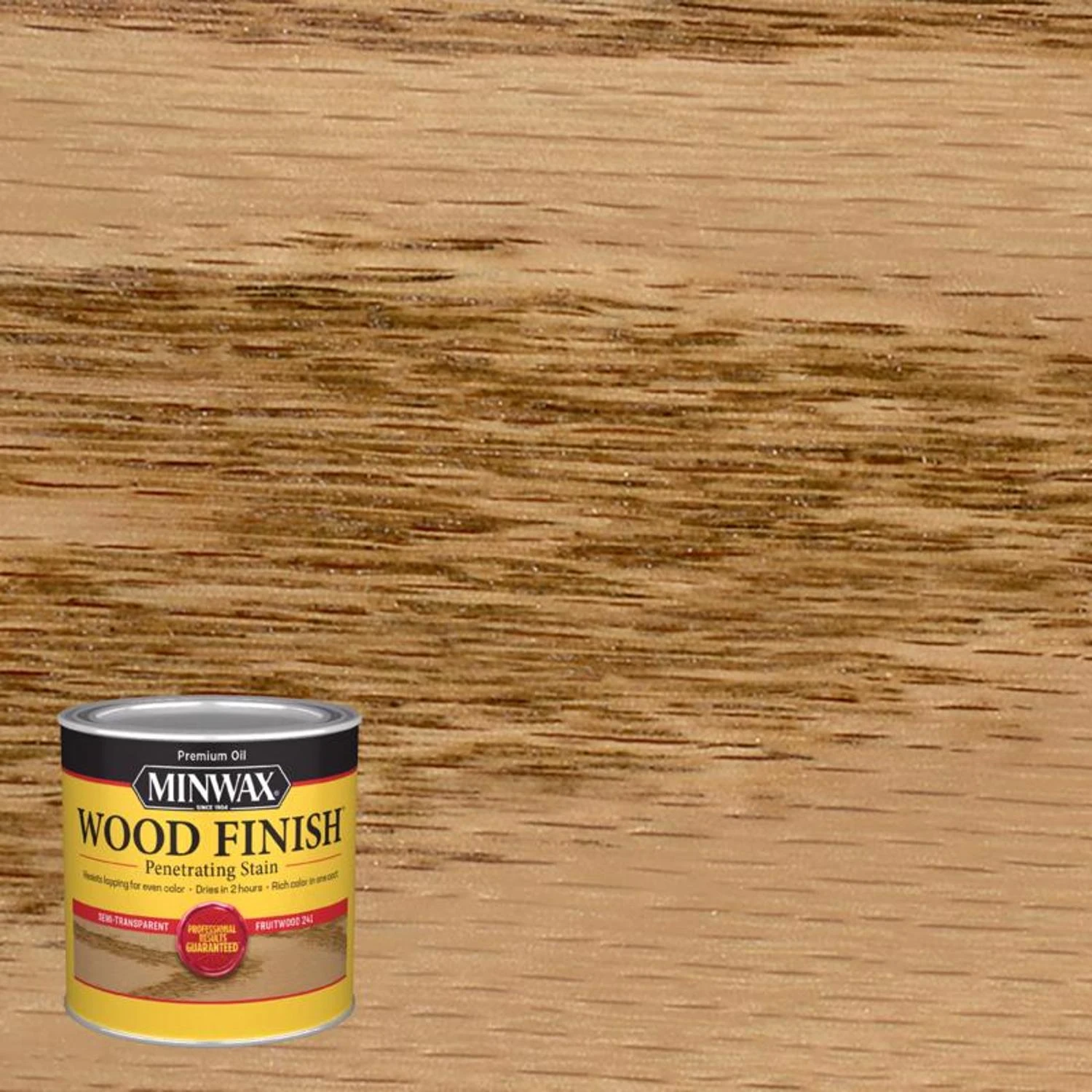 Fruitwood Wood Finish, Half Pint Bottle, Interior Wood Stain And Conditioner
