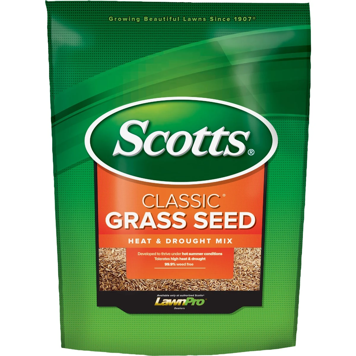 Classic Heat And Drought Mix Grass Seed, 3 Pounds, Covers 1,500 Square Feet
