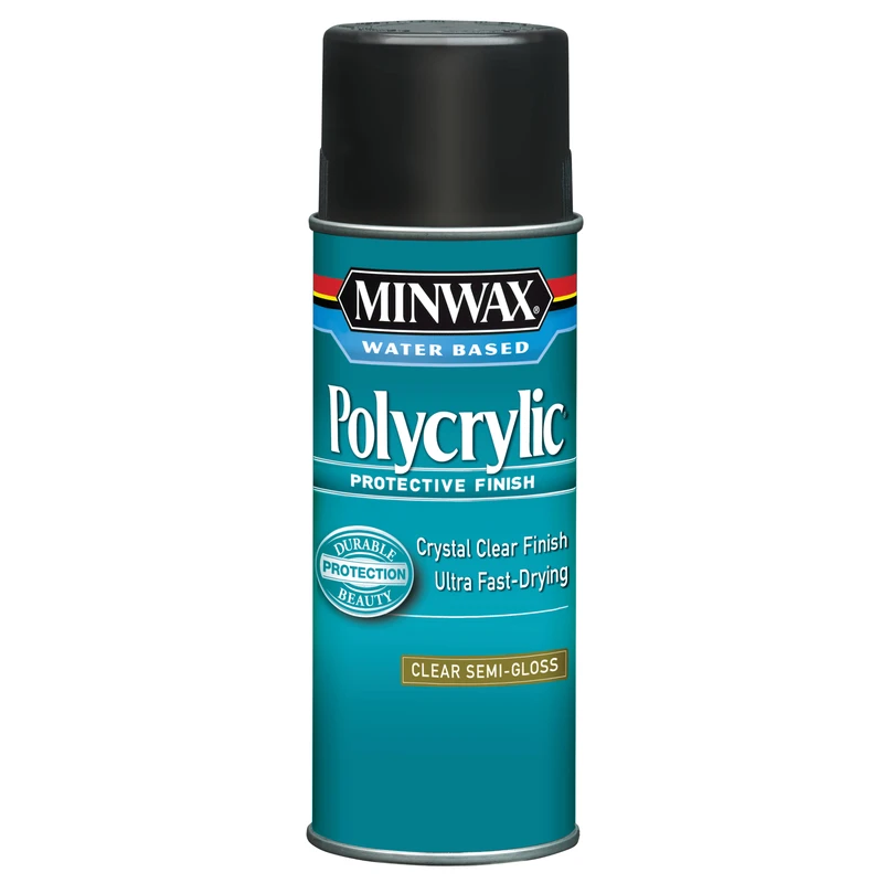 Polycrylic Aerosol Semigloss Water-based Protective Finish, 11.5 Ounce Can