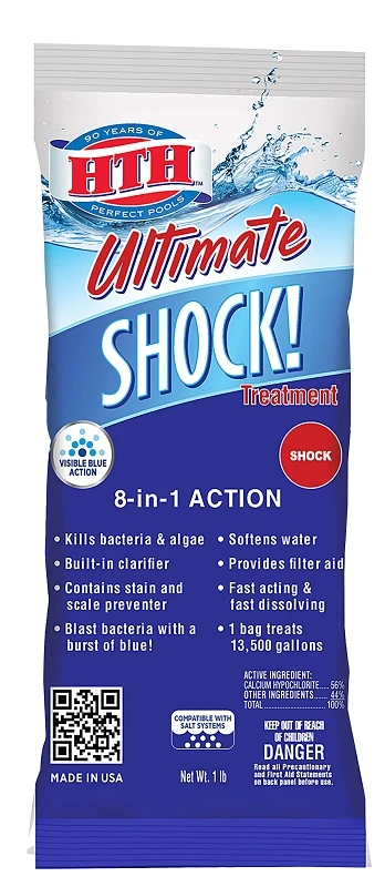 Ultimate Shock Treatment For Pools, 1 Pound