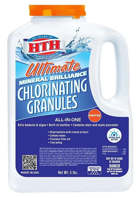 Ultimate Mineral Brilliance Chlorinating Granules, 5 Pounds Container