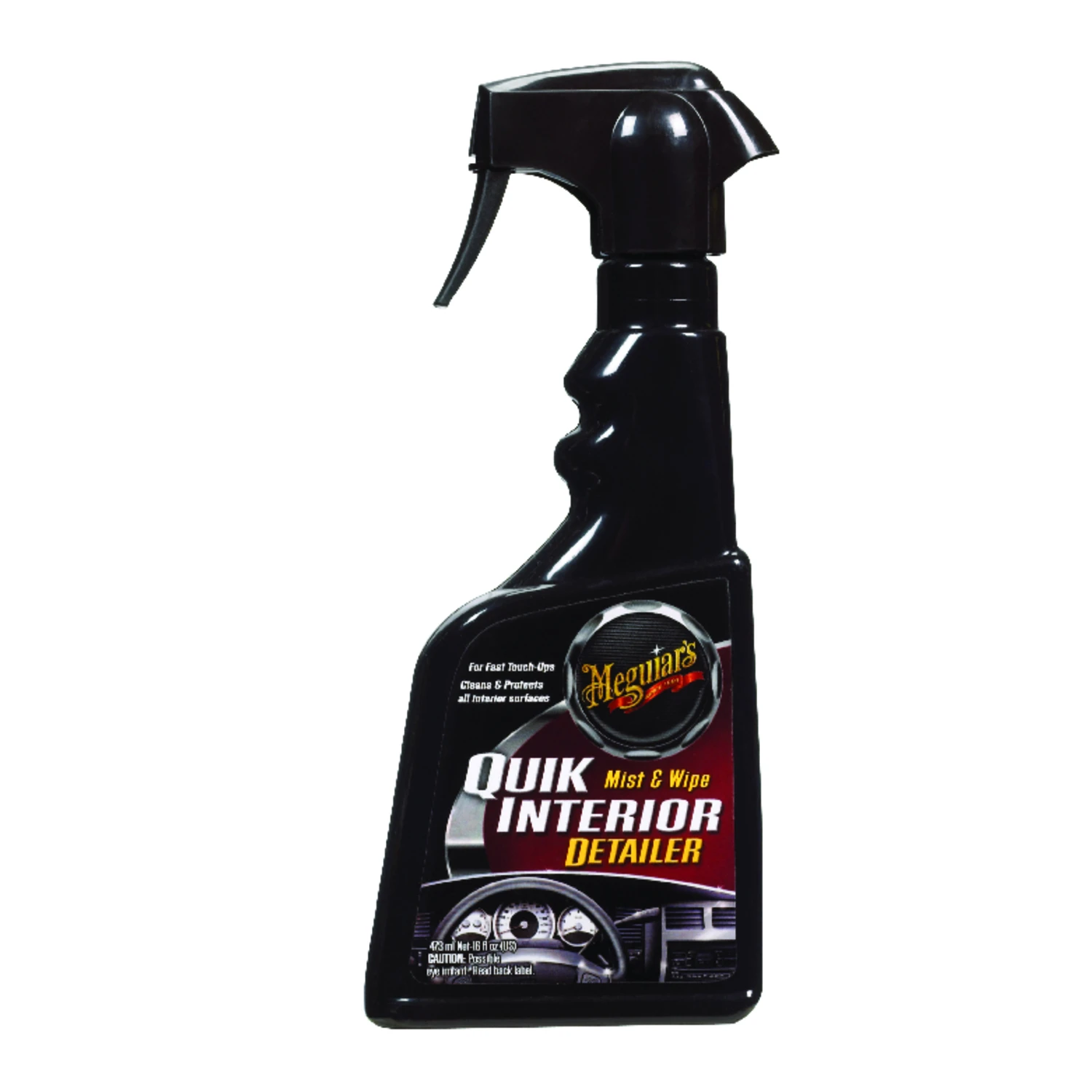 Quik Interior Detailer Spray 16 Ounce Bottle For Automotive Surfaces