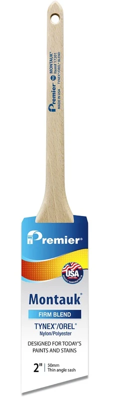 Angle Sash Paint Brush, Nylon/polyester, 2-in.